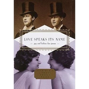 Image of Love Speaks Its Name 2001 Hardback