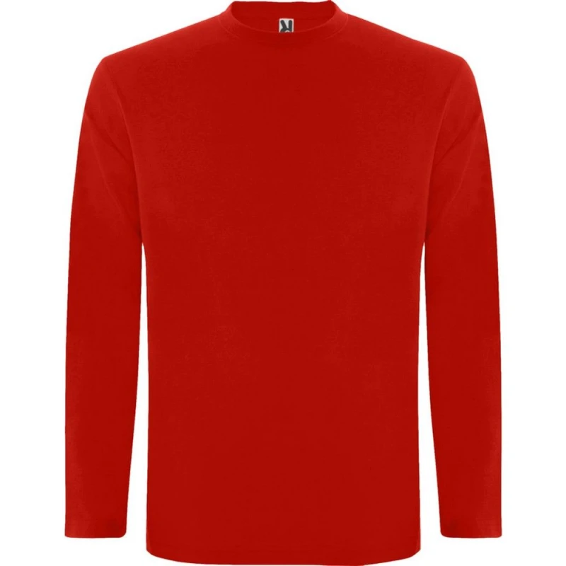 Image of ROLY ROLY Men Extreme Long-Sleeved T-Shirt in Red Size: Small Red S Male 5063470972494