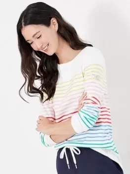 Image of Joules Harbour Stripe Top - Multi, Size 10, Women