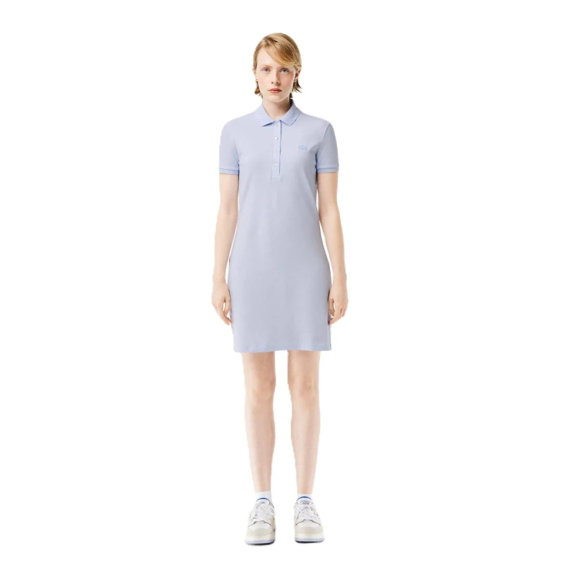 Image of Lacoste Womens Polo Dress Phoenix Blue female 4 (32)