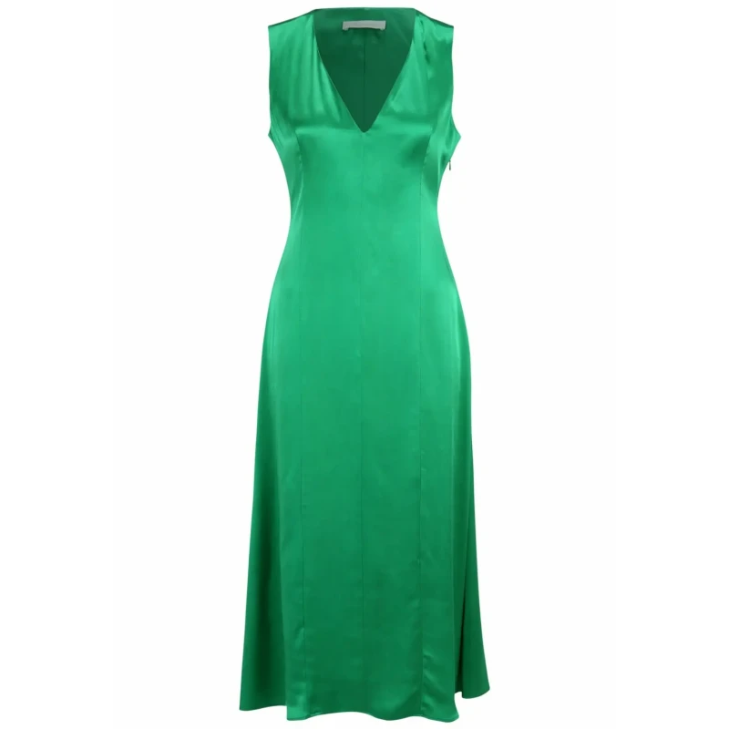 Image of tamaris Sleeveless v-neck dress For Her Tamaris Amasra Vert Female 42