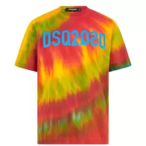 Image of DSQUARED2 Tie-Dye t Shirt - Multi