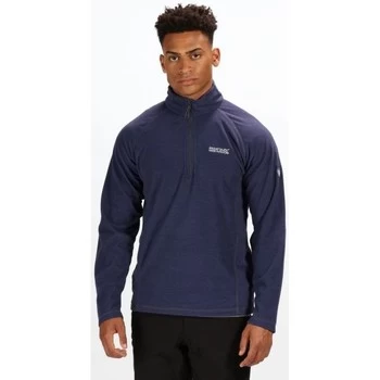 Image of Regatta MONTES Half-Zip Fleece mens Fleece jacket in Blue - Sizes UK S,UK M,UK L,UK XL,UK XXL,UK 3XL