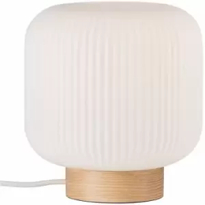 Image of Nordlux Milford Cylindrical Table Lamp Brown, E27