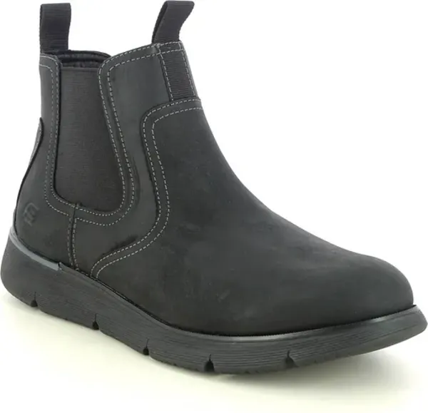 Image of Skechers Mens Augustino Paulo Chelsea Boots UK Size 8 (EU 42) Black SKE2346-BBK-8