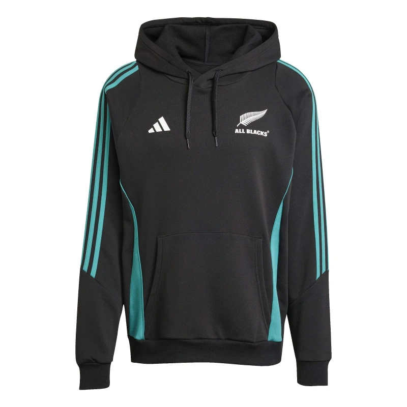 Image of adidas All Blacks Hoodie 2025 Mens Black/Teal male S