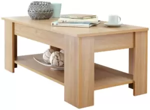 Image of Lift Up Coffee Table - Oak