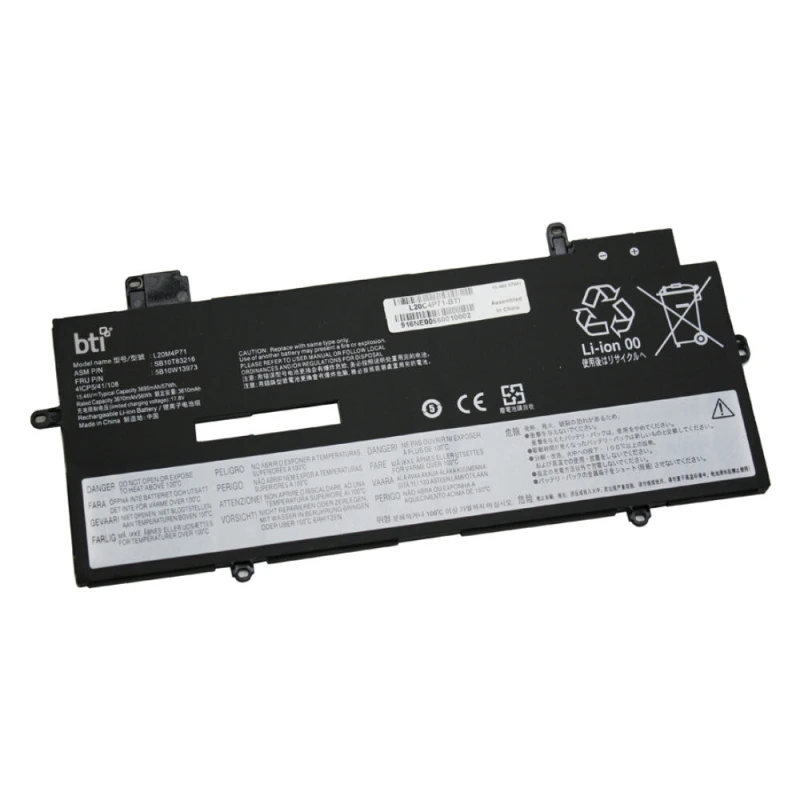 Image of BTI BTI L20D4P71 compatible 57Wh 4-cell battery for Lenovo Thinkpad X1 Carbon G6 G7 G8 G9 G10 G11 L20D4P71-BTI