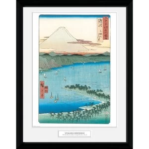 Image of Hiroshige The Pine Beach At Miho 12" x 16" Collector Print