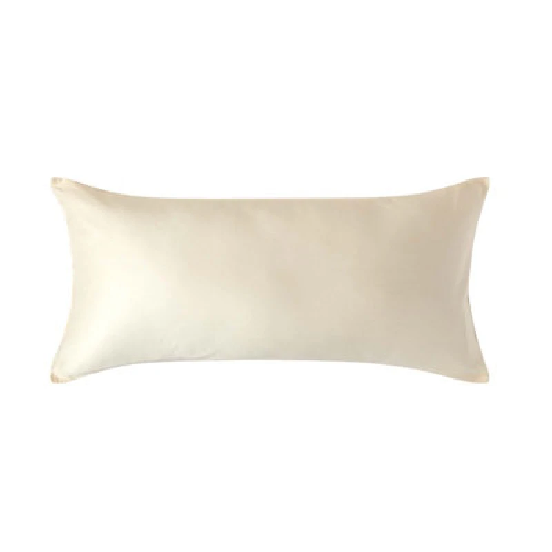 Image of Homescapes Organic Cotton Continental Pillowcase 400 TC, 40 x 80cm Cream
