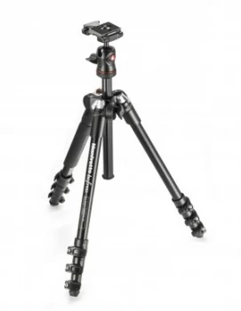 Image of Manfrotto MKBFRA4 BH Befree Compact Aluminum Travel Tripod Black