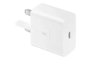 Image of Samsung 15W Adaptive Fast Charger (USB C without Cable) in White (EP-T1510NWEggB)