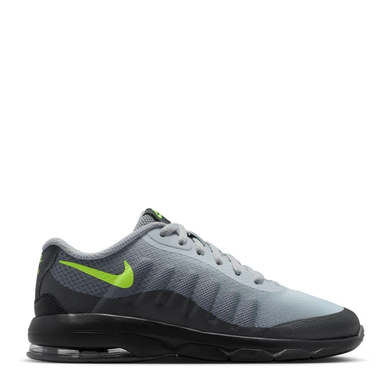 Image of Nike Air Max Invigor Little Kids Shoe Grey/Volt male C10 (27.5)