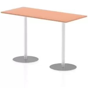 Image of Italia Poseur Table Rectangle 1800800 Top 1145 High Beech