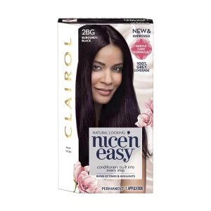 Image of Clairol Nice 'N Easy Burgundy Black Permanent Hair Colour 2BG