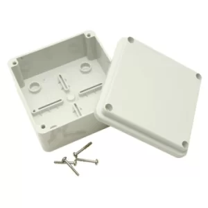 Image of Gewiss GW 44 204 Junction Box Ip56 Screwed Lid Grey 100 x 100 x 50...