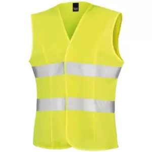 Image of Result Womens/Ladies Reflective Safety Tabard (M) (Fluorescent Yellow) - Fluorescent Yellow
