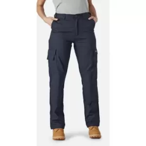 Image of Dickies Everyday Flex Womens Work Trousers Navy Blue (Various Sizes)