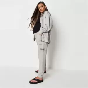 Image of Missguided Maternity Mama Patch Jogger - Green