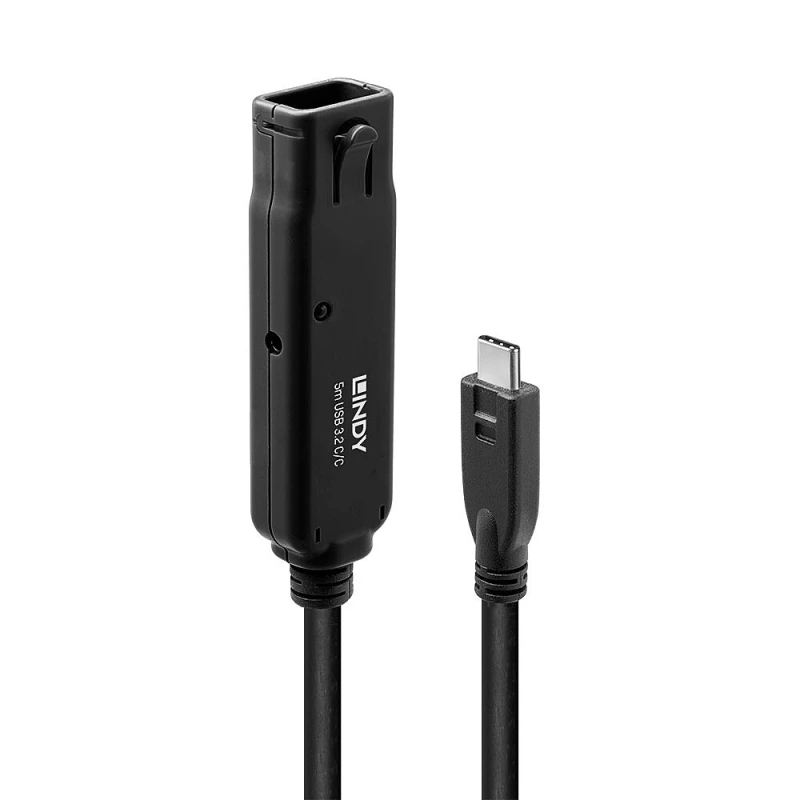 Image of Lindy 43405 USB cable USB 3.2 Gen 2 (3.1 Gen 2) 5m USB C Black