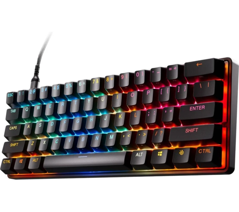 Image of SteelSeries Apex Pro Mini Gen 3 Mechanical Gaming Keyboard - Black 5707119062961