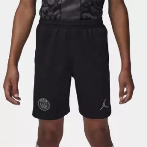 Image of Nike Paris Saint Germain Third Shorts 2023 2024 Juniors - Black