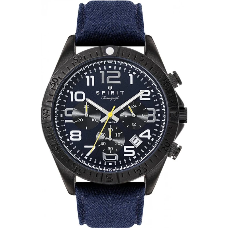 Image of Spirit SP1016 Blue Canvas Strap Watch - W27191