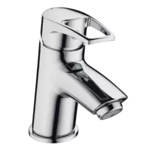 Image of Bristan Smile Basin Mixer with Clicker Waste Chrome SM BAS C