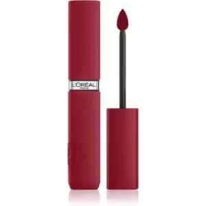 Image of LOreal Paris Infaillible Matte Resistance moisturising matt lipstick shade 420 Le Rouge Paris 5 ml
