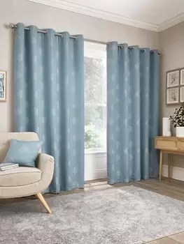 Image of Appletree Harvest Eyelet Curtains 66X54