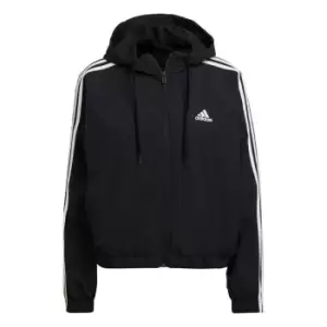 Image of adidas Essentials Repeat Logo Loose Fit Windbreaker Women - Black