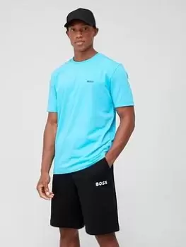 Image of BOSS Small Logo T-Shirt - Open Blue, Open Blue Size M Men