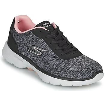 Image of Skechers GO WALK 6 womens Shoes Trainers in Grey,5,6,7,8