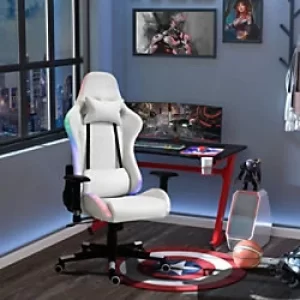 Image of Vinsetto Gaming Chair with 2D Arm White