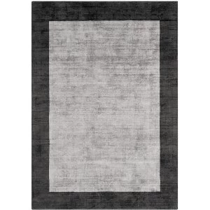Image of Asiatic Border Rug - 200 x 290cm - Silver