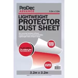 Image of ProDec Advance 3.2M X 3.2M Non-Woven Dust Sheet- you get 20