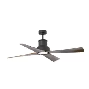 Image of Winche LED Brown Ceiling Fan with DC Motor, 3000K, IP44