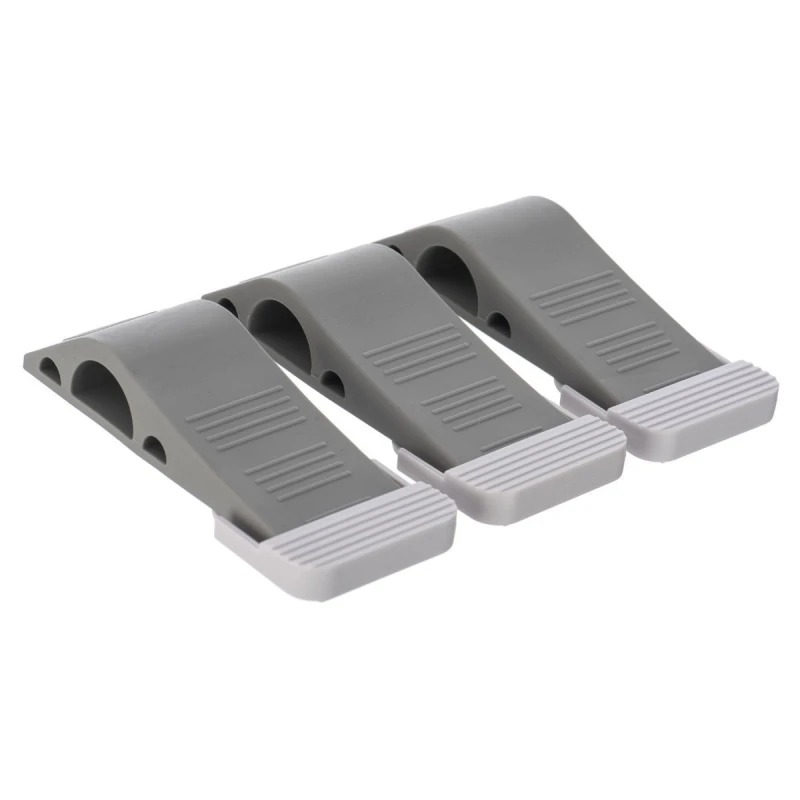 Image of LIVIVO Door Wedge Stopper (Set of 3) Grey