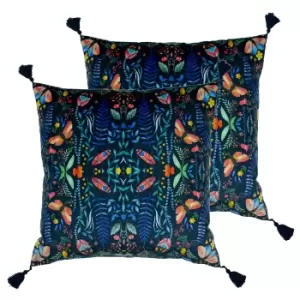 Image of Kaleidoscopic Twin Pack Polyester Filled Cushions