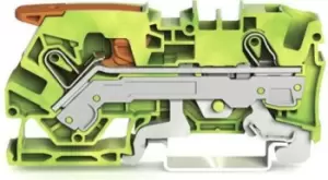 Image of Wago 2106-1207 Terminal Block, Dinrail, 2Ways, 8Awg