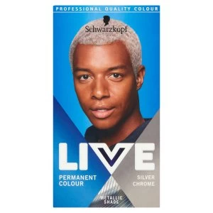 Image of Schwarzkopf Live Men Silver Chrome U71 Permanent Hair Dye