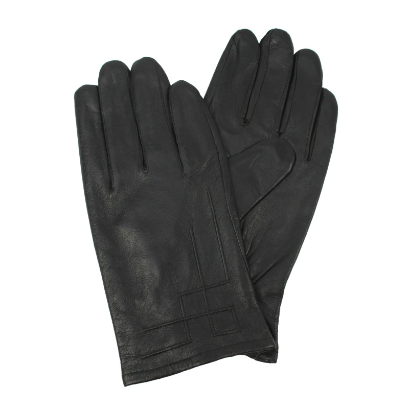 Image of Eastern Counties Leather Mens Leather Glove in Black Size: Small Black Male S