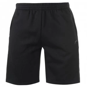 Image of Slazenger Fleece Shorts Mens - Black