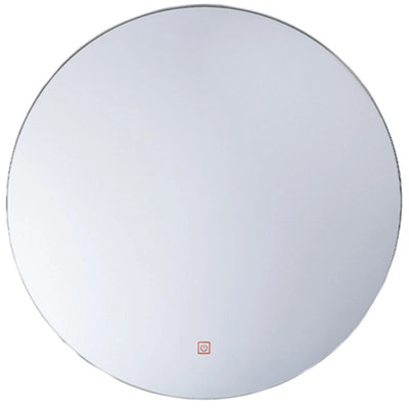 Image of Beliani LED Bathroom Mirror Callac 60 Cm 60 Cm Silver