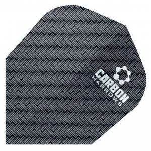 Image of Harrows Carbon Dart Flights (Pack of 10) Black