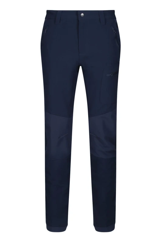 Image of Regatta Regatta Men 'Prolite' Stretch Walking Trousers in Dark Navy Size: 30R Dark Navy 30R Male 5051522828769