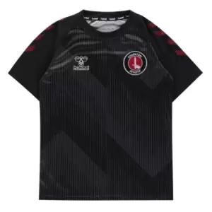 Image of Hummel Charlton Athletic Training Shirt 2021 2022 Juniors - Red