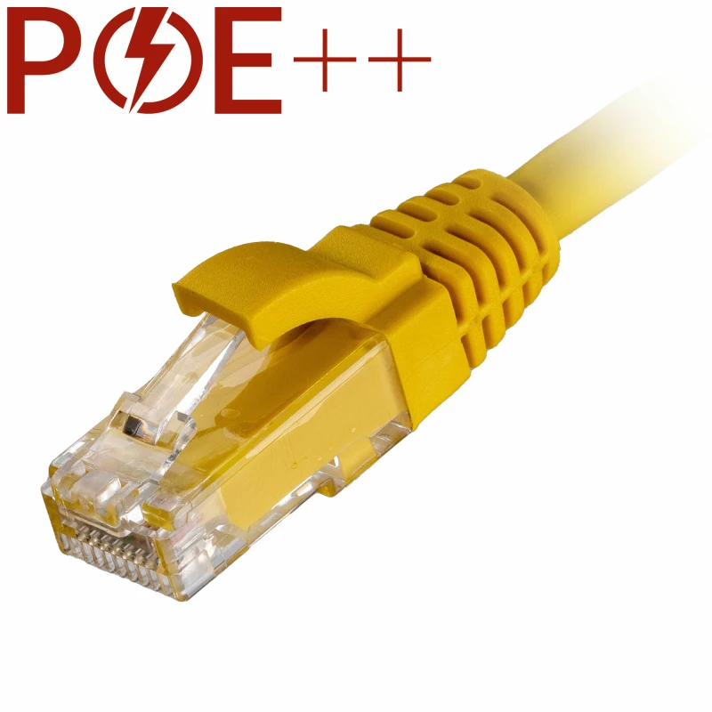 Image of Cablenet 2m Cat6 RJ45 Yellow U/UTP LSOH 24AWG Snagless Booted Patch Le