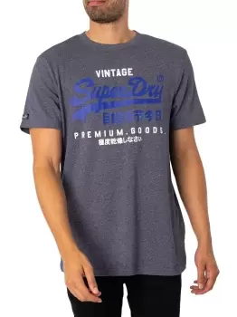 Image of Cracked Classic Vintage Logo Heritage T-Shirt