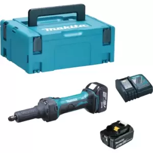 Image of Makita DGD800 18v LXT Cordless Die Grinder 2 x 5ah Li-ion Charger Case